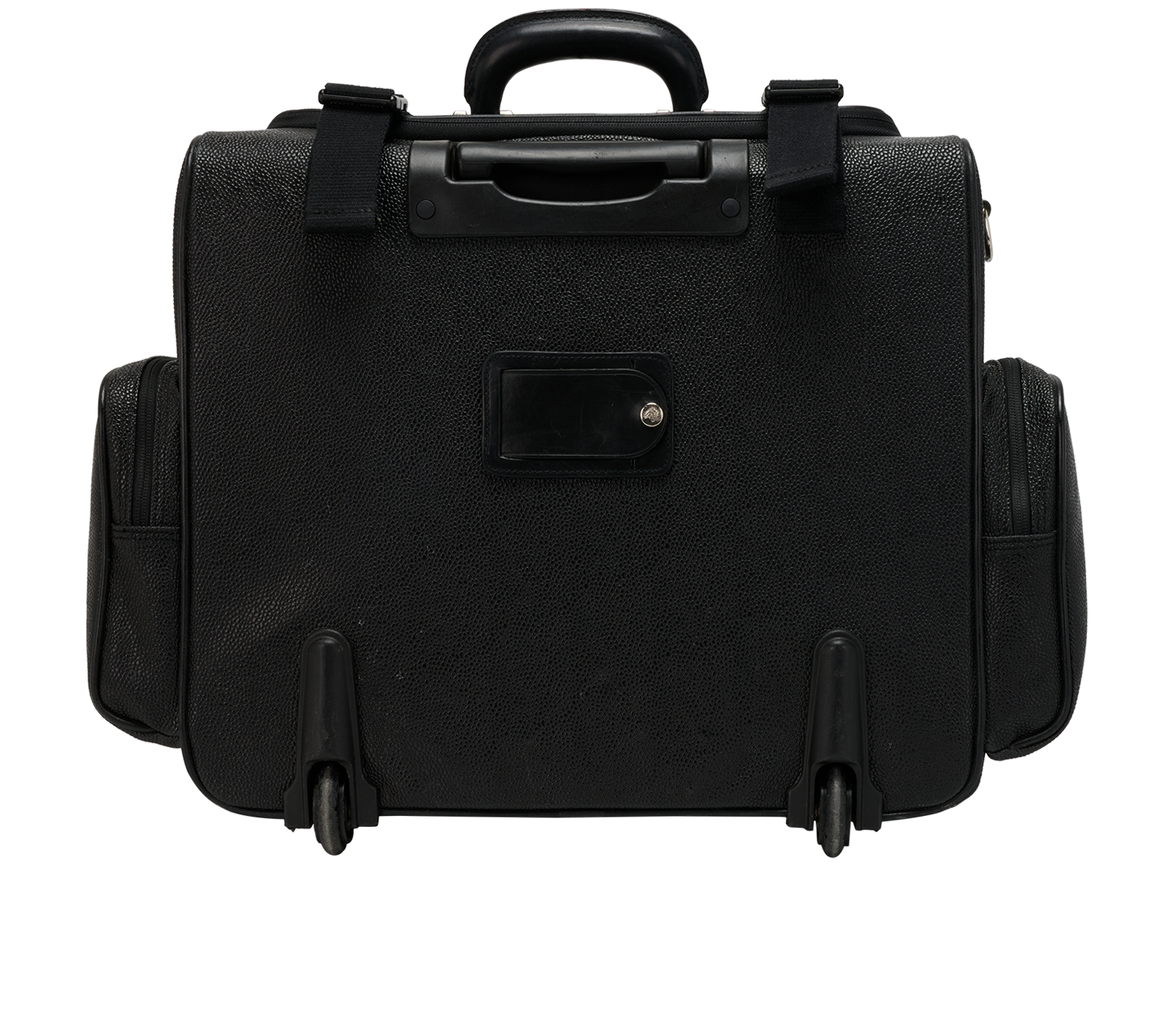 Vintage Suitcase, &pound;190, Handbags, Black, Canvas, Back view